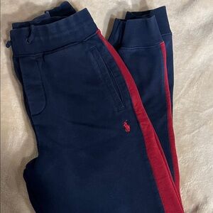 Polo by Ralph Lauren Kids Navy and Red Sweatpants